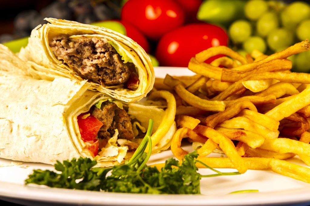 Menu Item Number 22 Chicken or Beef Shawarma